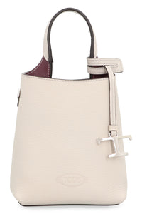 Leather micro crossbody bag